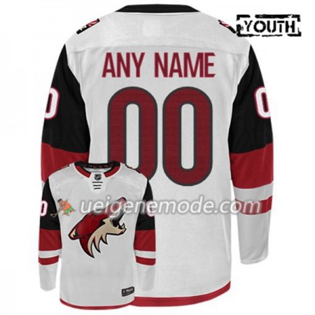 Kinder Eishockey Arizona Coyotes Trikot Custom Adidas Weiß Authentic